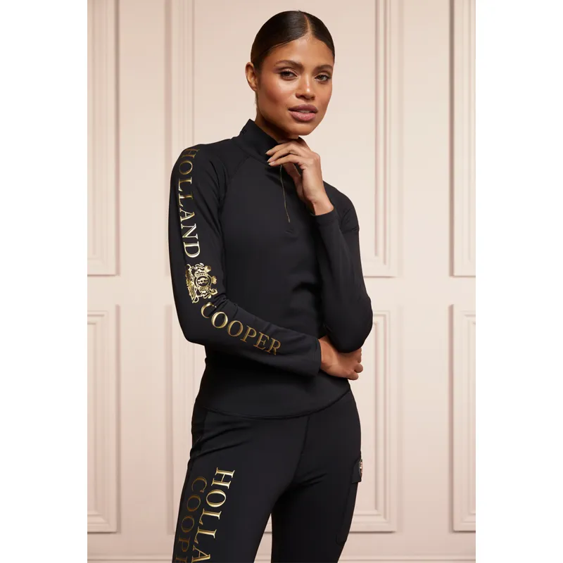 Holland Cooper Halcot Thermal Base Layer - Black-1